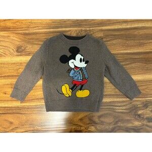 Baby Gap Mickey Sweater, Heather Brown, Disney, Size 3T